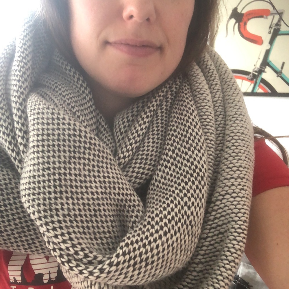 Extra large cozy Infiniti scarf